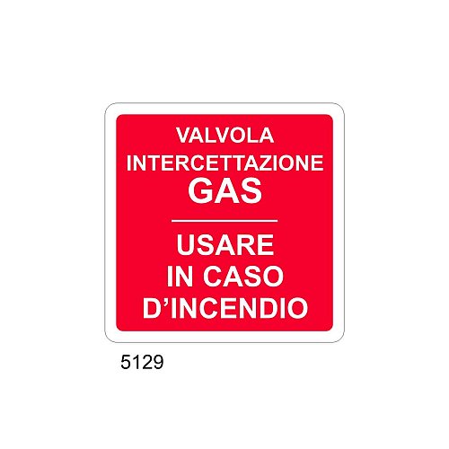 Valvola intercettazione gas - D - Alluminio 370x370 mm