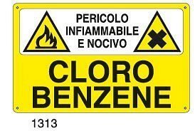 Pericolo infiammabile e nocivo-Cloro benzene