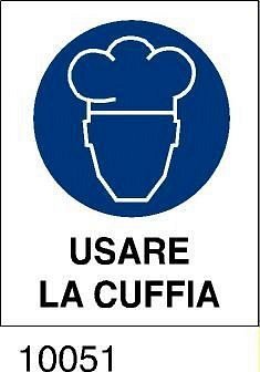 Obbligo - usare la cuffia - etichette - 25pz