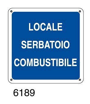 Locale serbatoio combustibile - A - Alluminio 120x120 mm