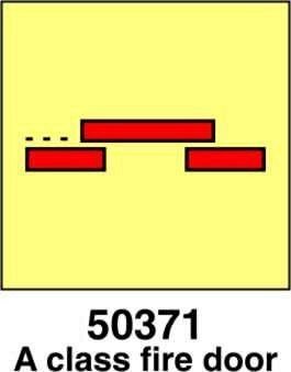 A class fire door