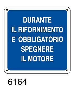 Durante il rifornimento è obbligatorio spegnere il motore