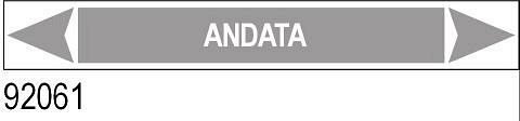 Andata - etichetta - B - PVC adesivo - 350x60 mm