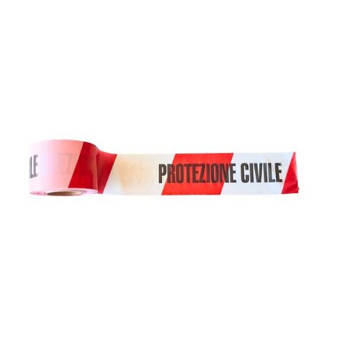 Nastro Segnaletico in Polietilene  personalizzato - PROTEZIONE CIVILE