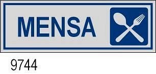 Etichetta adesiva Mensa 170x45 mm