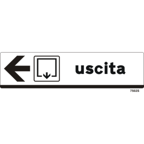 Uscita - Direzione della freccia: SINISTRA