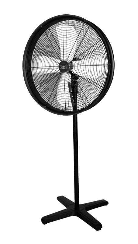 Hurricane - Ventilatore a Piantana Tamburato Ø71 cm