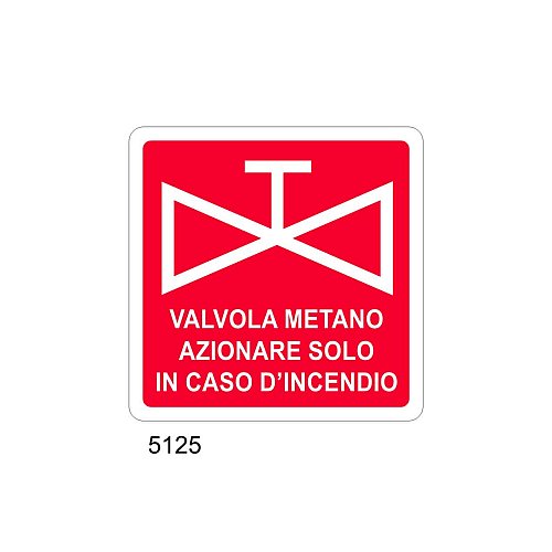 Valvola metano azionare solo in caso di incendio - B - Alluminio 160x160 mm