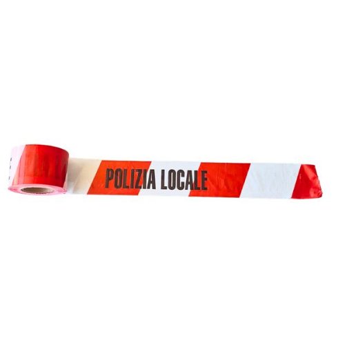 Nastro Segnaletico in Polietilene  personalizzato - POLIZIA LOCALE