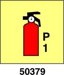 Estintore a polvere 1kg. - A - ADL 150x150 mm