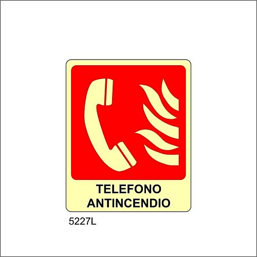 Telefono Antincendio Luminescente