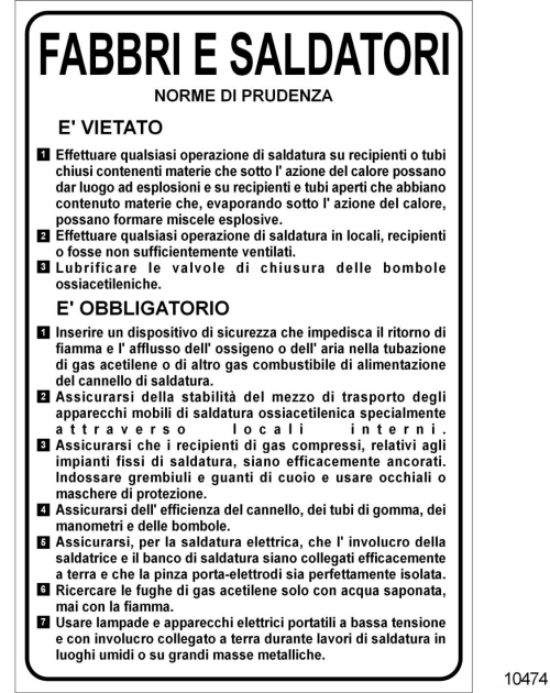 Fabbri e saldatori - C - Alluminio -500x700 mm - Conf 10 pz