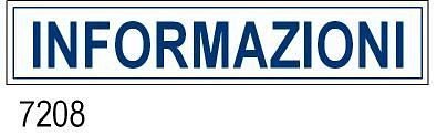 Informazioni all. 400x80 mm