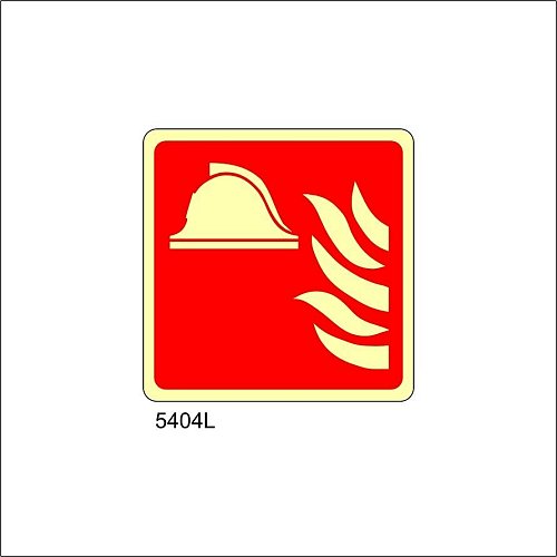 Attrezzature antincendio Luminescente - B - Adesivo Luminescente - 160x160 mm