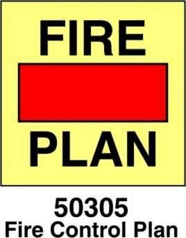 Fire control plan - A - PVL 150x150 mm - Conf 10 pz.