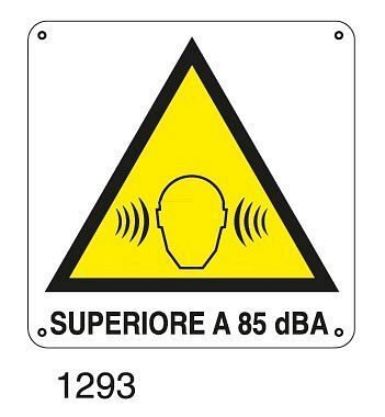 Superiore a 85dBA - B - Alluminio 220x220 mm - Conf 10 pz.