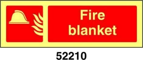 Fire blanket - A - PVL 300x100 mm