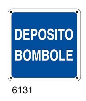 Deposito bombole - A - Alluminio 120x120 mm - Conf 10 pz.