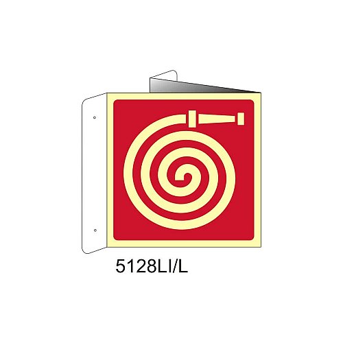 Idrante - Alluminio - D - 370x370mm - Bifacciale a Libro - Luminescente