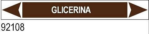 Glicerina - etichetta - A - PVC adesivo - 175x30 mm
