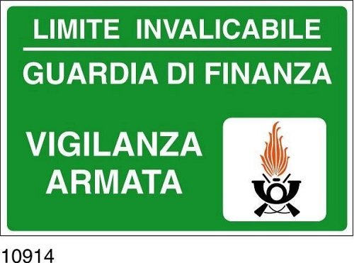 Guardia di Finanza limite invalicabile - A - Lam. All. Scat. 25/10