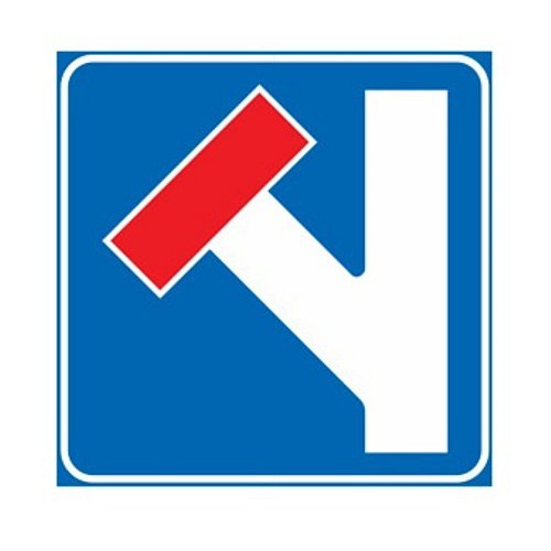 Preavviso di strada senza uscita - B - Ferro CL.1 60cm