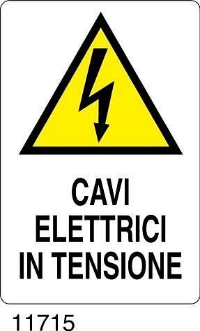 Cavi elettrici in tensione - A - Polionda 350x500 mm