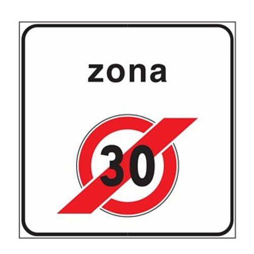 Fine zona velocità limitata - C - Ferro CL.1 90cm