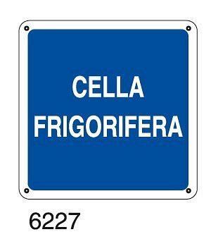 Cella frigorifera - C - Alluminio 230x230 mm - Conf 10 pz.