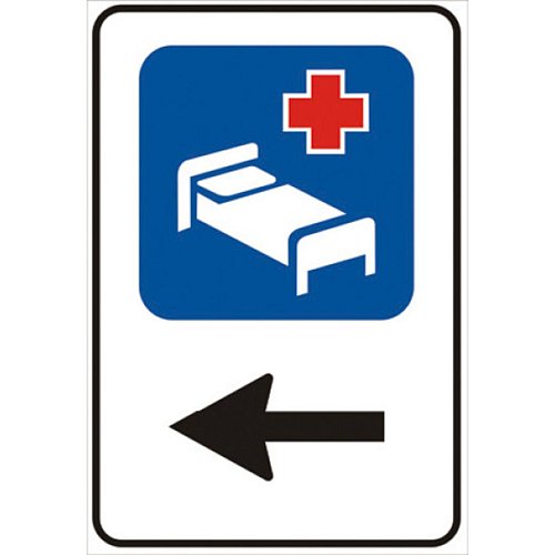 Ospedale - B - Alluminio CL.1 60x90 cm