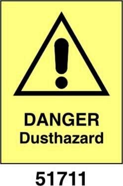 Danger dusthazard