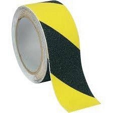 Antisdrucciolo  GIALLO/NERO H 50 prezzo al mt.