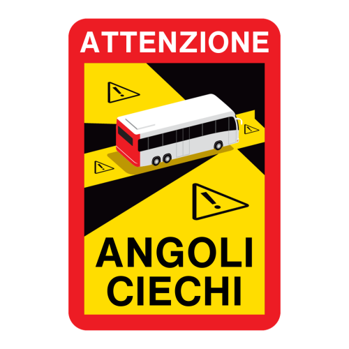 Angoli Ciechi (Italia) Pullman - PVC Adesivo - 170x250 mm