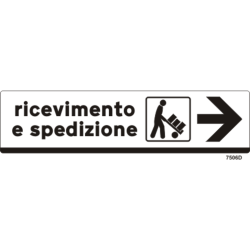 Ricevimento e Spedizione - Direzione della freccia: DESTRA