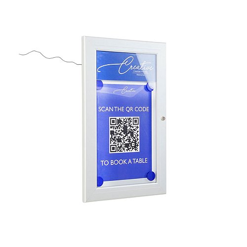 Bacheca Porta Menù da Esterno a LED Personalizzabile