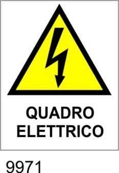 Pericolo quadro - etichette - 25pz