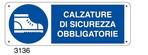 Calzature di sicurezza obbligatorie