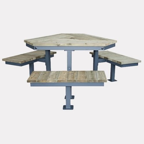 SET ACCESSIBILE BILBAO TRIANGOLARE CON LEGNO DI PINO