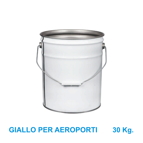 Vernice acrilica a solvente di colore GIALLO rifrangente per AEROPORTI