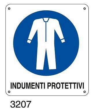 Indumenti protettivi - B - Alluminio 180x210 mm