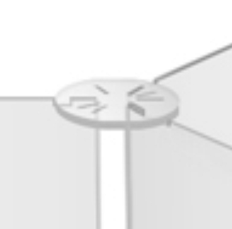 Basetta circolare di sostegno cm 13 Ø