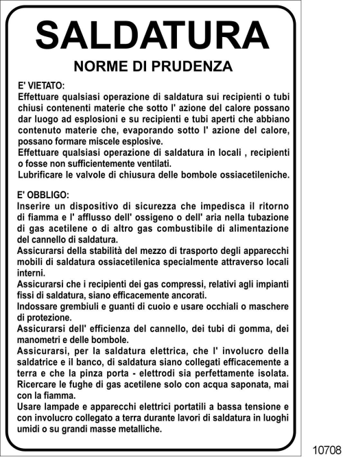 Saldatura - C - Alluminio -500x700 mm - Conf 10 pz