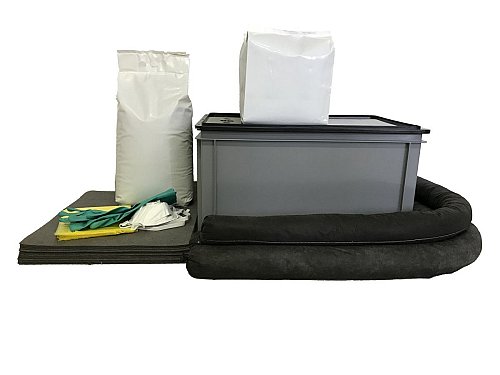 Kit antisversamento specifico per cantieri a forma di bauletto