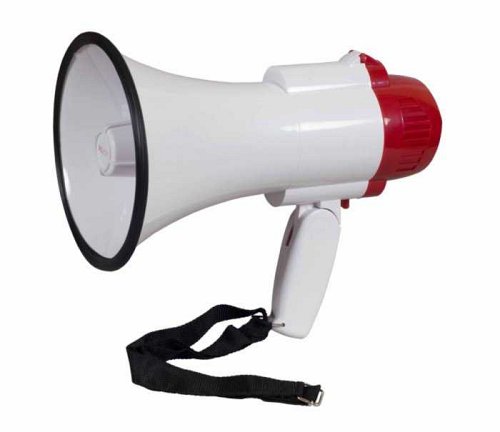 Megafono 10 Watt con impugnatura