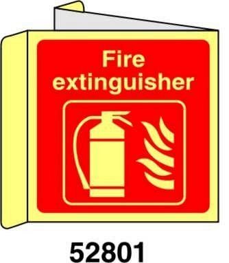 Fire Extinguisher - Bifacciale - A - PX 160x160 mm