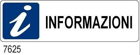 Informazioni - all. 230x70 mm