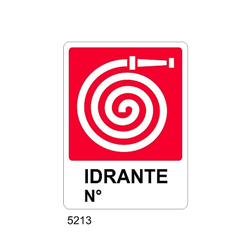 Idrante n° - D- Alluminio 370x500 mm - Conf 10 pz.