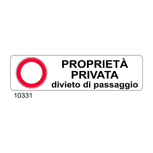 Proprietà privata divieto di passaggio