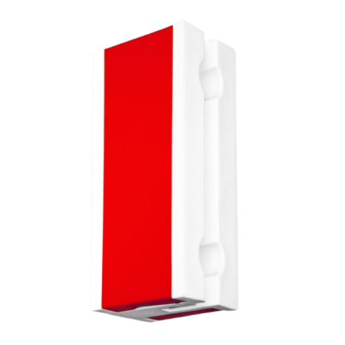 Distanziale fisso universale per soffitto, parete e bandiera - Rosso