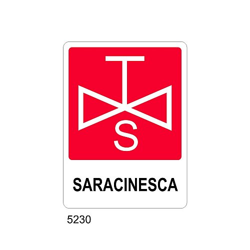 Saracinesca - B- Alluminio 160x210 mm - Conf 10 pz.